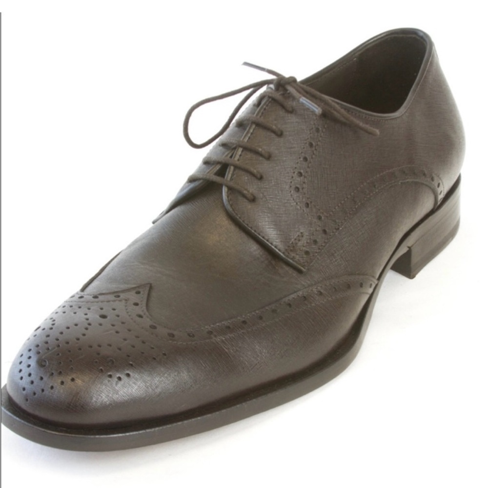 J.Lindeberg Brown Brogue Oxford Shoes